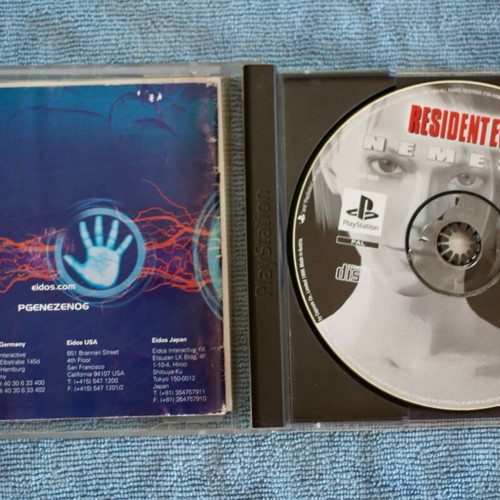 Resident Evil 3 Nemesis Playstation 1 used, black version, no manual