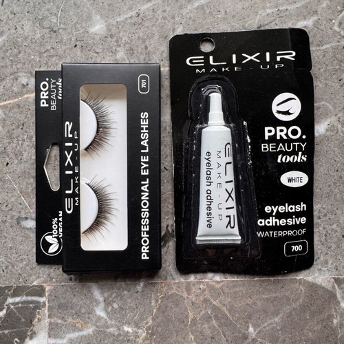 Elixir eyelashes and glue 701 new