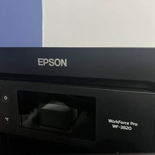 Epson WorkForce Pro WF-3820 printer used, multifunction with touchscreen