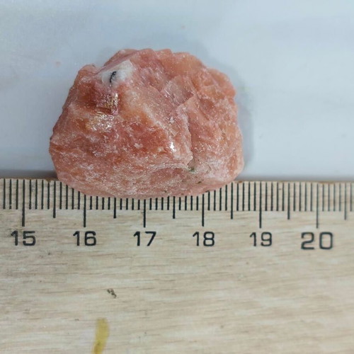Natural raw orange calcite 19g like new