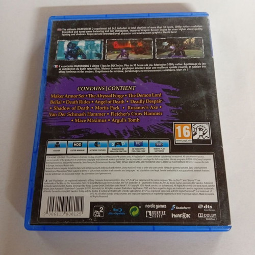 Darksiders II Deathinitive Edition used for PlayStation 4