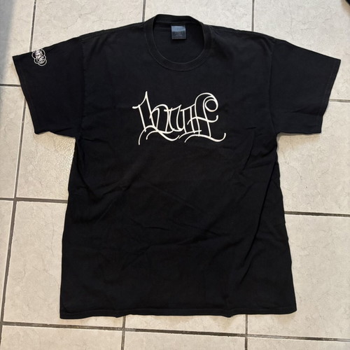 HUF street T-shirt like new, black and white, XL