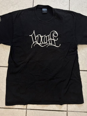 HUF street T-shirt σαν καινούργιο, μαύρο και άσπρο, XL