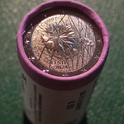 Estonia 2024 Cornflower 2 Euro Coin New
