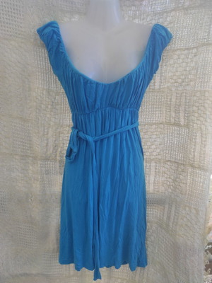 light blue dress