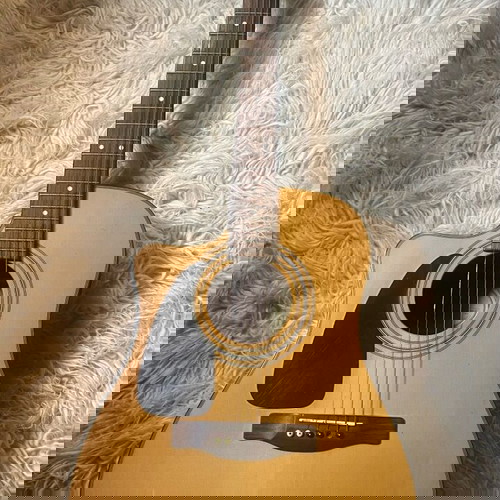 Fender electroacoustic guitar left-handed used