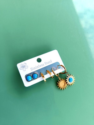 Earring set new stainless steel