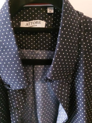 Men's shirt dark blue size 44 like new