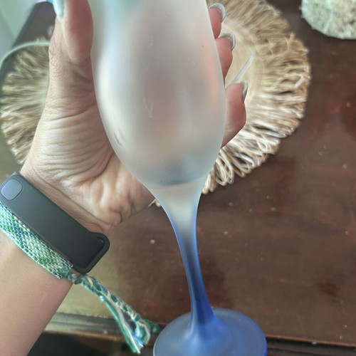 Glassware used, set of 18 with six designs