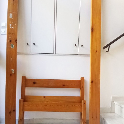 Swedish Wooden Single Bed used, simple design 200x100 cm