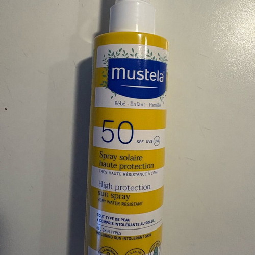 Mustela Sun Spray Body and Face Lotion SPF50+ 200ml new