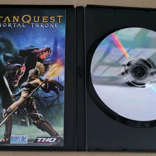 Titan Quest Immortal Throne PC DVD-ROM like new