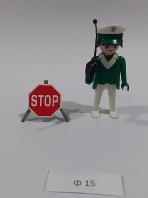 Playmobil Police Officer Figure vintage like new