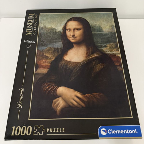 Clementoni Puzzle 1000 Pieces Mona Lisa Leonardo like new