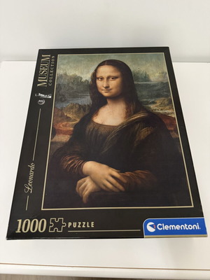 Clementoni Puzzle 1000 Pieces Mona Lisa Leonardo like new