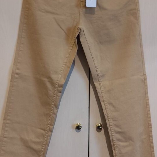 Celestino beige cotton pants new, size large