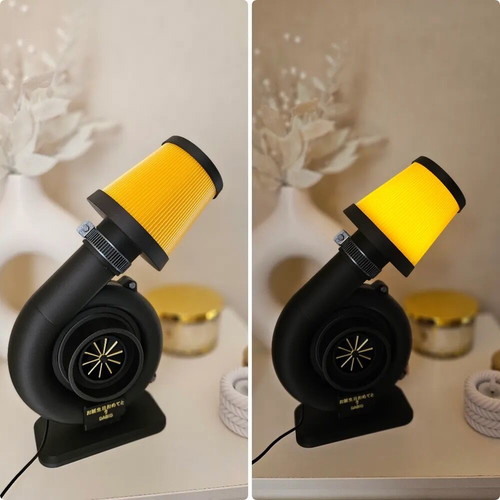 Turbo LED lamp with NFC and logo, new, custom decorative