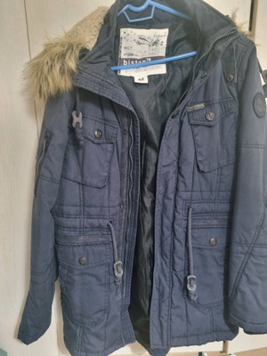 Μπουφάν Παρκά Biston μέγεθος M σαν καινούργιο, μπλε σκούρο