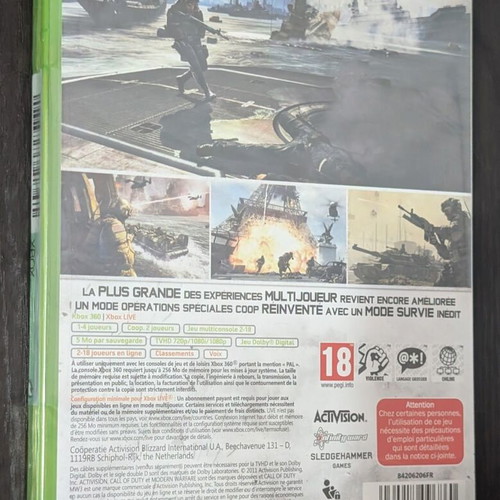 Call of Duty Modern Warfare 3 Xbox 360 new