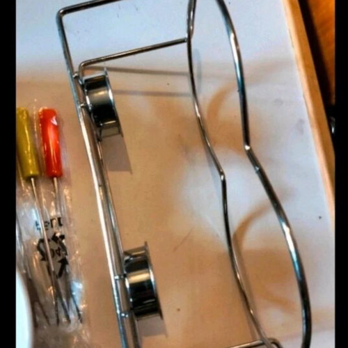 Fondue set with porcelain plates and 4 forks