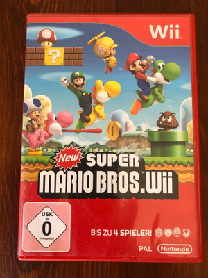 New Super Mario Bros. Wii used, Nintendo PAL, with manual