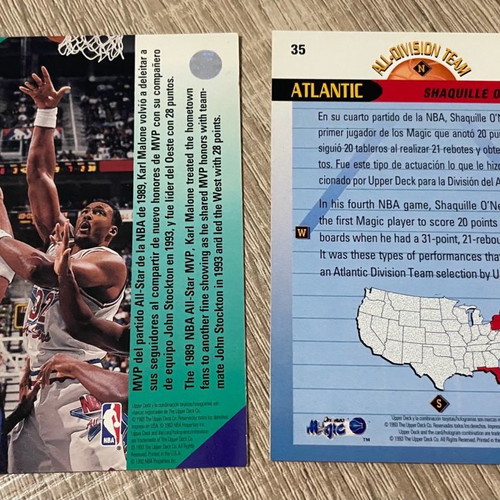 Upper Deck NBA 1992 cards used, collectible