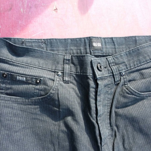 Boss Men's Pants Black Like New Size 40 Length 112 cm