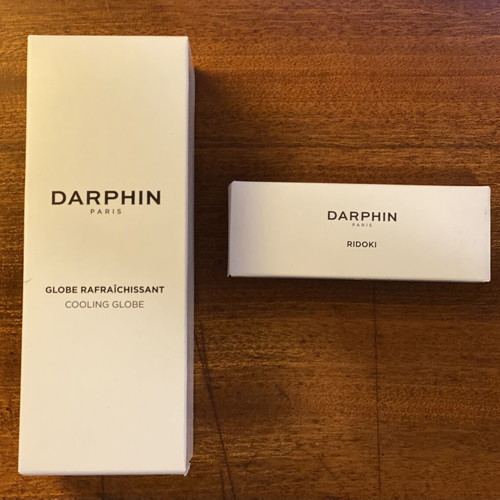 Darphin Cooling Globe and Ridoki Face Roller massage tools