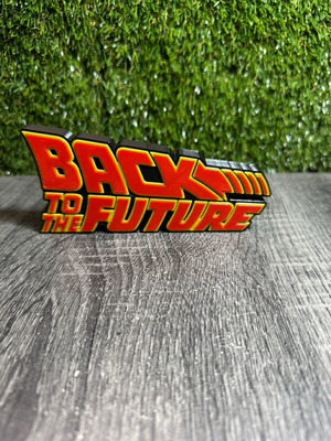 Back to the Future decorative logo 3D print new