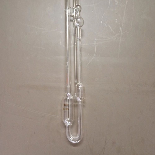 Viscometer tube refurbished for fluid viscosity measurement