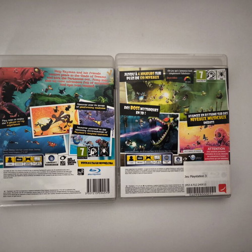 Collection of Rayman Origins and Legends PS3 games like new