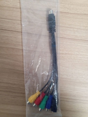 S-Video cable male to composite female/component female/S-Video female 0.20m new
