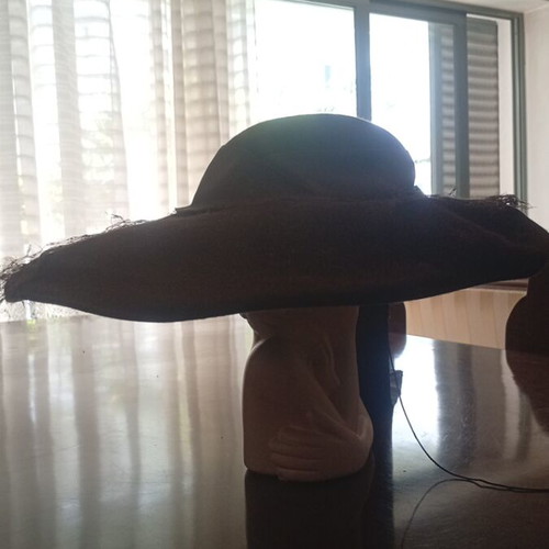 Vintage women's wool felt hat Lord & Taylor New York 1940s used