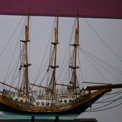 Handmade Vintage Sailboat from the 1960s