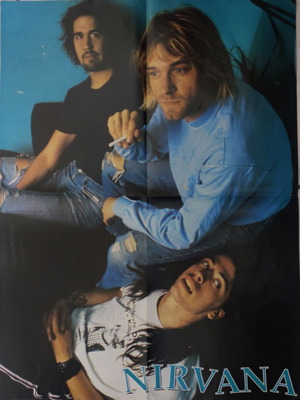 Nirvana Eric Carr poster used, 55x41cm