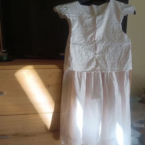 Sergent Major Girls' Short-Sleeve Dress Size 146cm Like New, Cotton