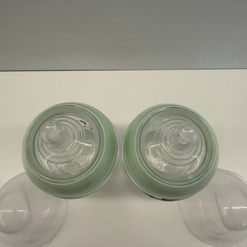 Tommee Tippee Closer to Nature Glass Bottles 150ml 0m+ Green New Set of 2