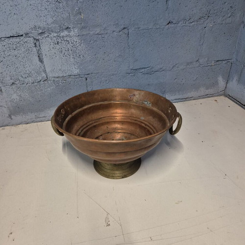 Copper Mangali large, like new, 45 cm diameter, 25 cm height
