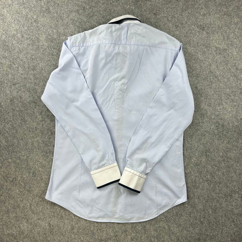 Hawes & Curtis Curtis Brandon Slim Fit Shirt M Blue Oxford Used