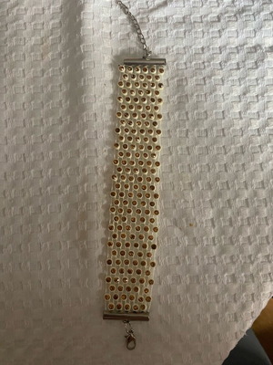 Bracelet women's with rhinestones honey color like new