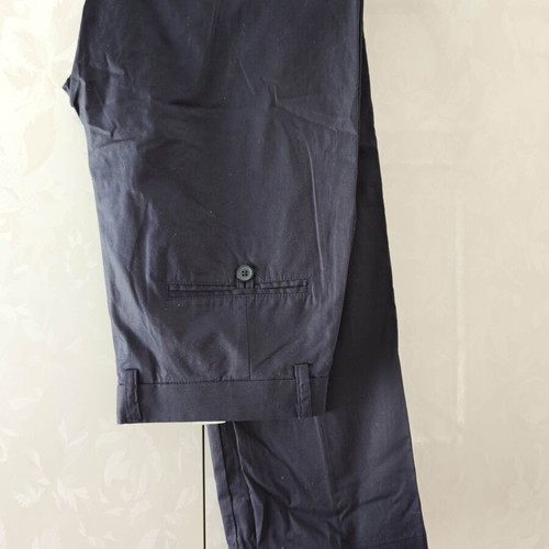 H&M men's pants, size M, beige and dark blue, set of three