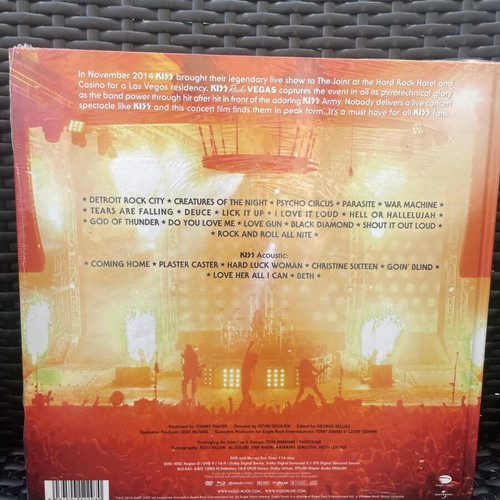 Kiss Rocks Vegas Deluxe Edition 2CD + DVD new, rock