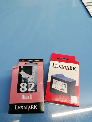 ΜΕΛΑΝΙΑ LEXMARK 82 + 83 ORIGINAL