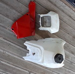 Yamaha TT 600 fuel tank mask headlight plastic used