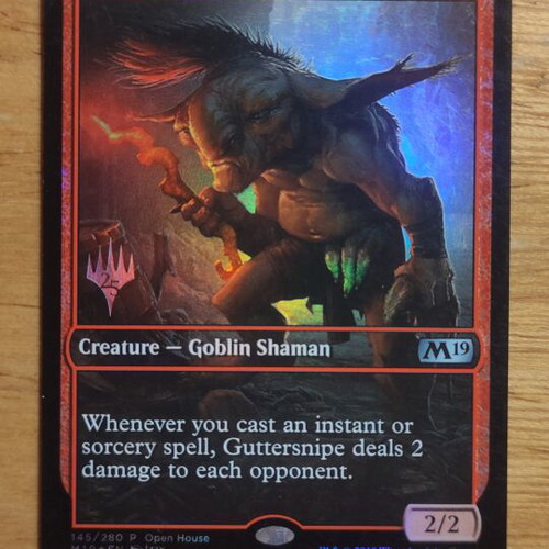Guttersnipe Magic the Gathering M19 promo card like new