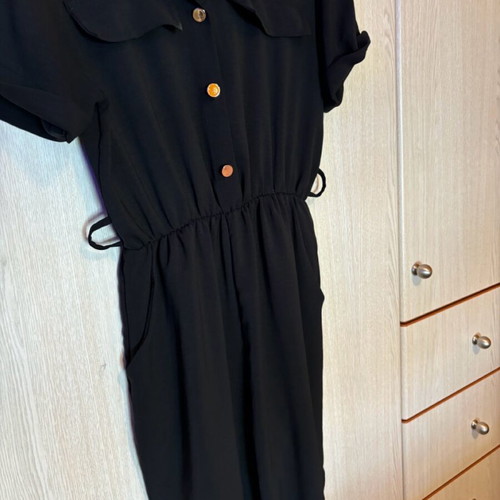 One-piece jumpsuit used, black, one size