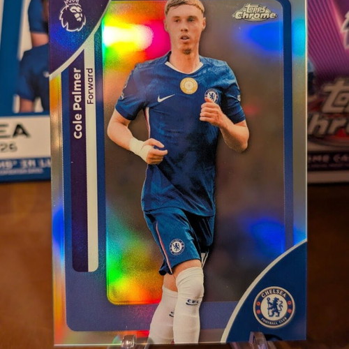 2025-26 Topps Chrome Premier League Cole Palmer Refractor card like new