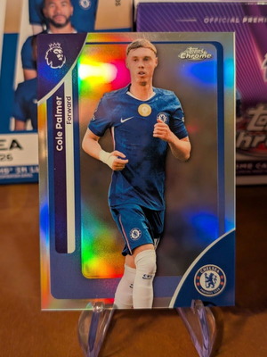 2025-26 Topps Chrome Premier League Cole Palmer Refractor card like new