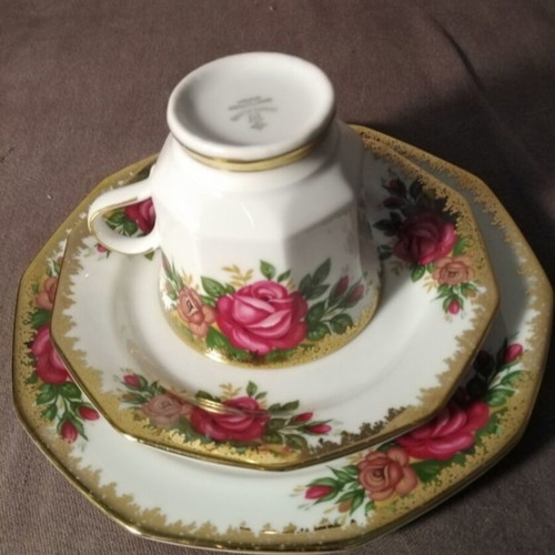 Winterling Bavaria antique tea set trio