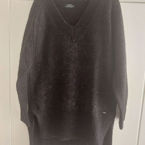 Funky Buddha chunky pullover size S like new, black
